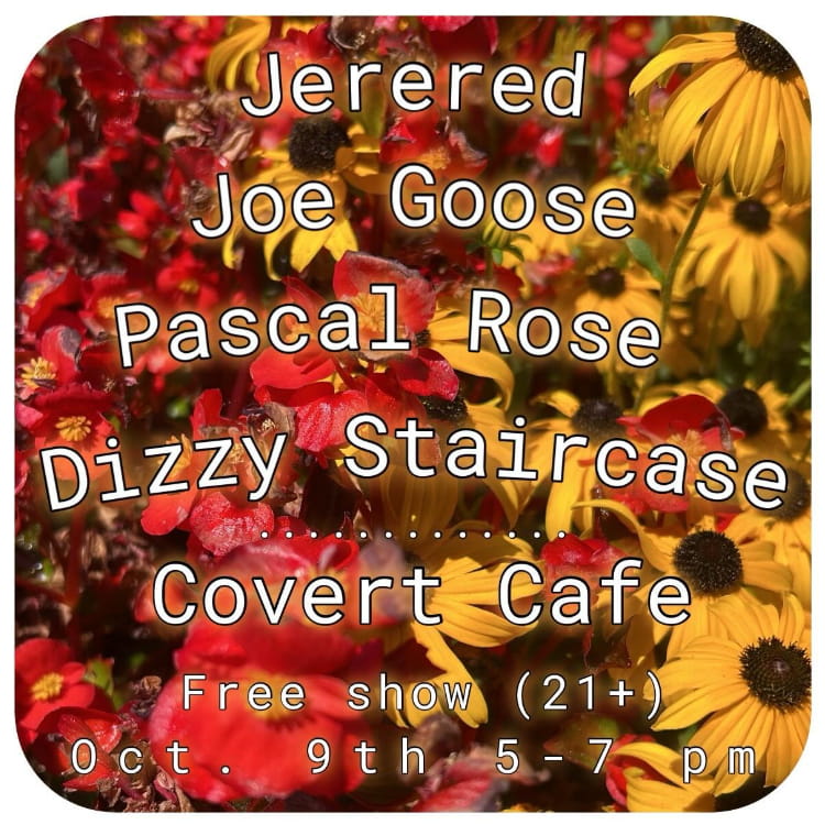 Joe Goose Show Flyer 10/9/26